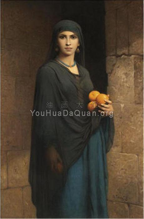 Woman With Oranges - 查尔斯·扎卡里·兰德勒